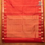 Pure Silk Sarees - Red Orange SASPS37506 - Image 4
