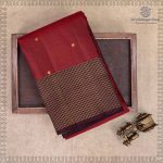 Pure Silk Sarees - Maroon SASPS37508 - Image 5