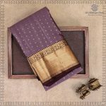 Pure Silk Sarees - Dusky Lilac SASPS37509 - Image 5