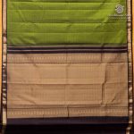 Pure Silk Sarees - Olive Green SASPS37510 - Image 4