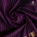 Pure Silk Sarees - Dark Purple SASPS37512 - Image 2