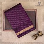 Pure Silk Sarees - Dark Purple SASPS37512 - Image 5