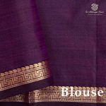 Pure Silk Sarees - Dark Purple SASPS37512 - Image 3