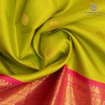 Pure Silk Sarees - Chartreuse Yellow SASPS37513 - Image 2