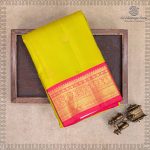 Pure Silk Sarees - Chartreuse Yellow SASPS37513 - Image 5
