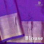 Pure Silk Sarees - Dual Shade Purple SASPS37514 - Image 3