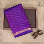 Pure Silk Sarees - Dual Shade Purple SASPS37516 - Image 5