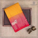 Pure Silk Sarees - Mango Yellow SASPS37517 - Image 5