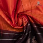 Pure Silk Sarees - Rust Orange SASPS37518 - Image 2