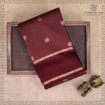 Pure Silk Sarees - Chocolate Brown SASPS37519 - Image 5
