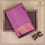 Pure Silk Sarees - Dual Shade Light Purple SASPS37520 - Image 5