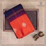 Pure Silk Sarees - Dark Navy Blue SASPS37521 - Image 5