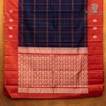 Pure Silk Sarees - Dark Navy Blue SASPS37521 - Image 4
