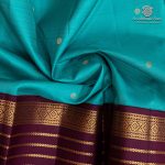 Pure Silk Sarees - Aqua Blue SASPS37528 - Image 2