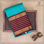 Pure Silk Sarees - Aqua Blue SASPS37528 - Image 5