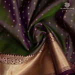 Pure Silk Sarees - Dual Shade Dark Purple SASPS37530 - Image 2
