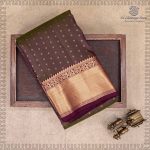 Pure Silk Sarees - Dual Shade Dark Purple SASPS37530 - Image 4