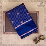Pure Silk Sarees - MS Blue SASPS37531 - Image 4