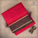10 Yards Pure Silk Sarees - Dual Shade Pink SASTPS37536 - Image 4