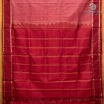 10 Yards Pure Silk Sarees - Dual Shade Light Maroon SASTPS37537 - Image 3