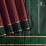 10 Yards Pure Silk Sarees - Dual Shade Brown SASTPS37538