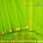 10 Yards Pure Silk Sarees - Parrot Green SASTPS37540
