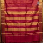 10 Yards Pure Silk Sarees - Maroon SASTPS37541 - Image 3