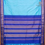 10 Yards Pure Silk Sarees - Light Blue SASTPS37542 - Image 3