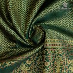 Pure Silk Sarees - Dark Green SASPS37548 - Image 2