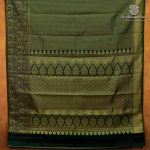 Pure Silk Sarees - Dark Green SASPS37548 - Image 4
