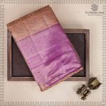 Pure Silk Sarees - Dual Shade Light Fawn SASPS37551 - Image 5