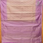 Pure Silk Sarees - Dual Shade Light Fawn SASPS37551 - Image 4