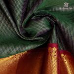 Pure Silk Sarees - Dual Shade Dark Green SASPS37556 - Image 2