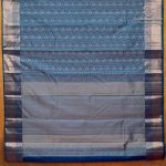Pure Silk Sarees - Dual Shade Peacock Blue SASPS37557 - Image 4