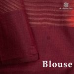 Pure Soft Silk Saree - Rust Orange SASPS0037564 - Image 3