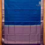Pure Soft Silk Saree -  Dual Shade Peacock Blue SASPS0037569 - Image 4