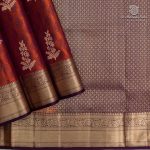 Pure Soft Silk Saree -  Dual Shade Chestnut Brown SASPS0037572