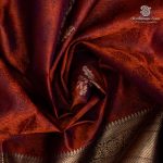 Pure Soft Silk Saree -  Dual Shade Chestnut Brown SASPS0037572 - Image 2