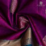 Pure Soft Silk Saree -  Dual Shade Dark Majenta SASPS0037574 - Image 2