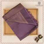 Pure Soft Silk Saree - Dark Lilac SASPS0037578 - Image 5
