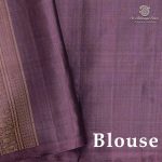 Pure Soft Silk Saree - Dark Lilac SASPS0037578 - Image 3