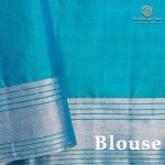 Pure Soft Silk Saree - Dual Shade Capri Blue SASPS0037579 - Image 3