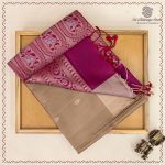 Pure Soft Silk Saree - Dark Beige SASPS0037581 - Image 5