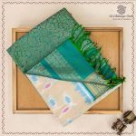 Pure Soft Silk Saree - Cream SASPS0037583 - Image 5