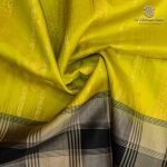 Pure Soft Silk Saree -  Neon Yellow SASPS0037585 - Image 2