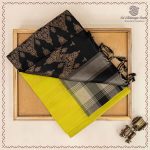Pure Soft Silk Saree -  Neon Yellow SASPS0037585 - Image 5