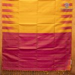 Pure Soft Silk Saree - Mango Yellow SASPS0037589 - Image 4