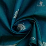 Pure Soft Silk Saree -  Dual Shade Peacock Green SASPS0037590 - Image 2