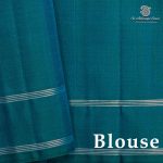 Pure Soft Silk Saree -  Dual Shade Peacock Green SASPS0037590 - Image 3