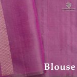 Pure Soft Silk Saree - Dual Shade Blue with Green SASPS0037592 - Image 3